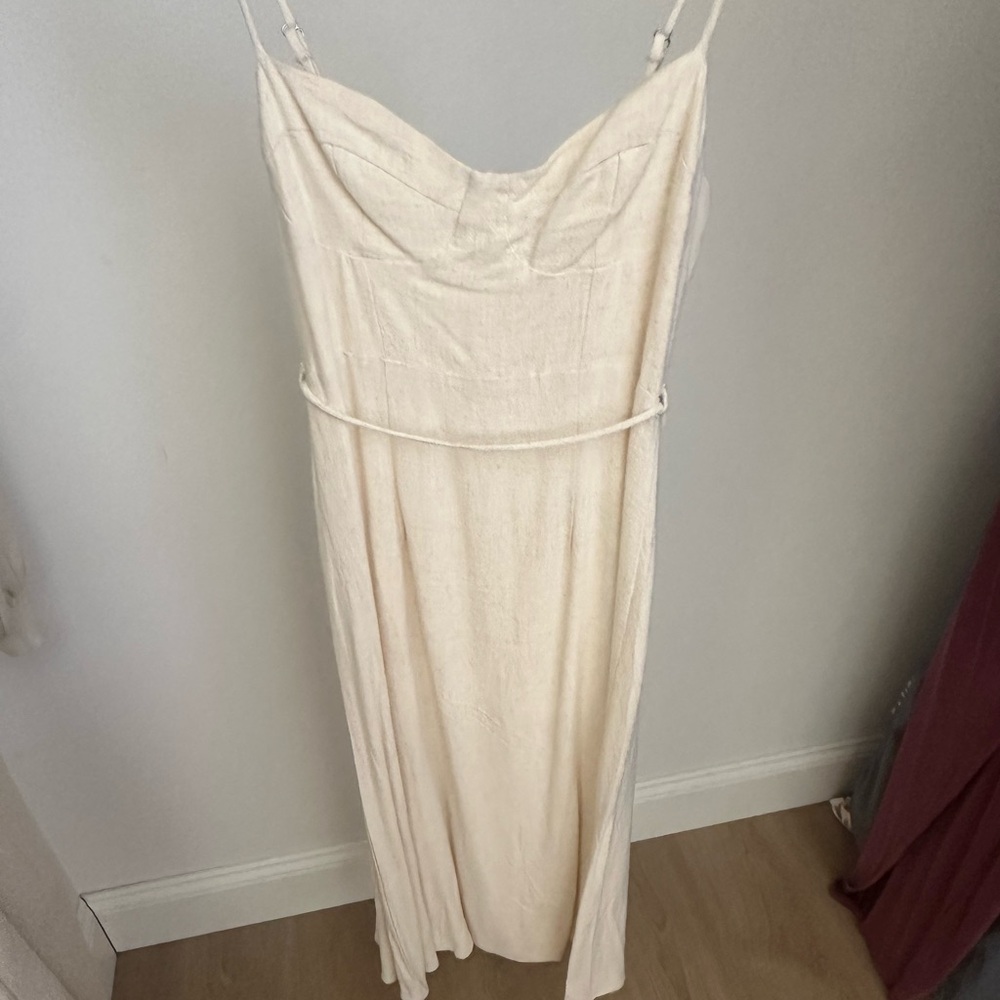 Petal & Pup Cream Midi Dress